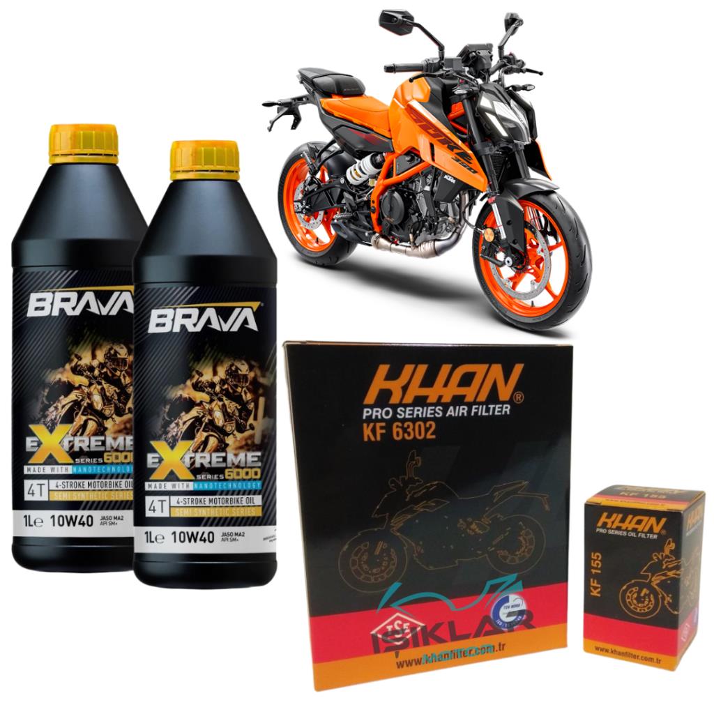 KTM Duke 200 250 390 Brava Khan Yerli Bakım Seti Extreme 6000